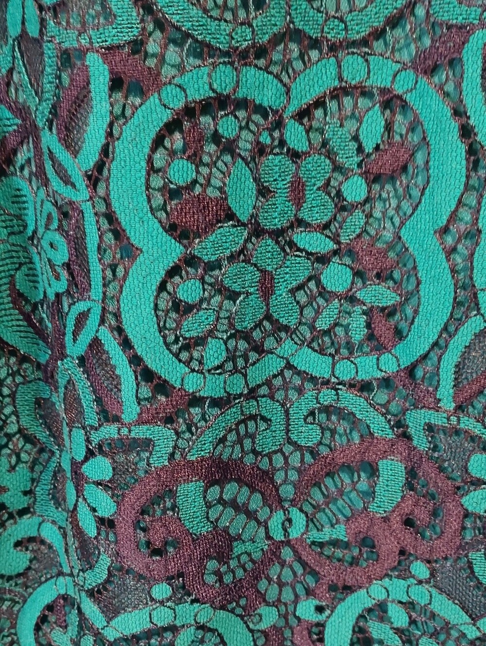Lilly Pulitzer Teal Lace Shift Dress - Picture 9 of 9